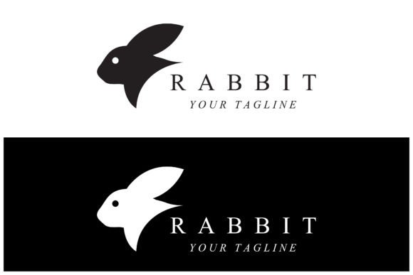 Download Rabbit Logo with Slogan Template - Premium Resources