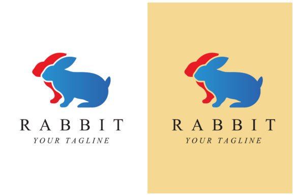 Download Rabbit Logo with Slogan Template - Premium Resources
