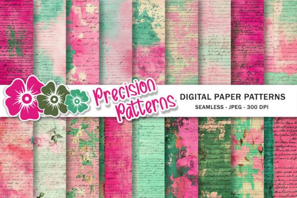 Download Handwriting Pink and Green Junk Journal - Ink Collection