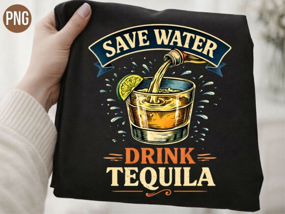 Download Save Water Drink Tequila Alcohol PNG - Ink Collection